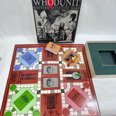 Vintage 1985 WHODUNIT board game by Selchow & Righter Mystery Detective Game