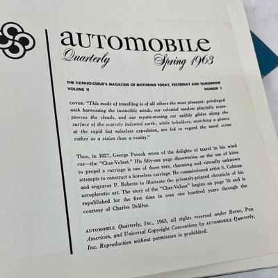 1963 Automobile Quarterly Volume 2, Books 1-4