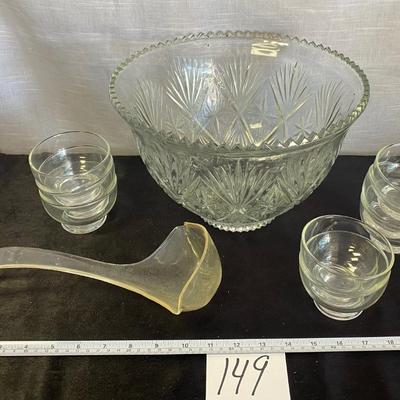 Vintage Punch Bowl Set