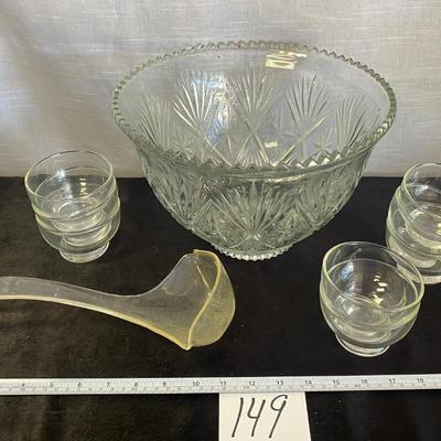 Vintage Punch Bowl Set