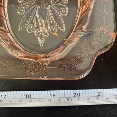 Vintage Pink Depression Glass (Repaired)
