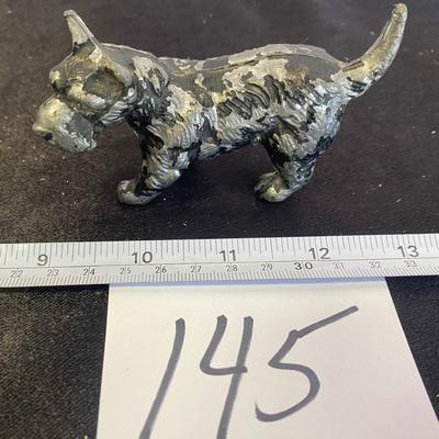 Vintage Metal Scottie Dog