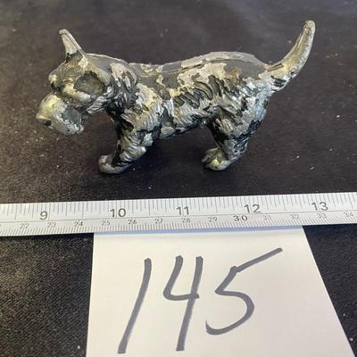Vintage Metal Scottie Dog
