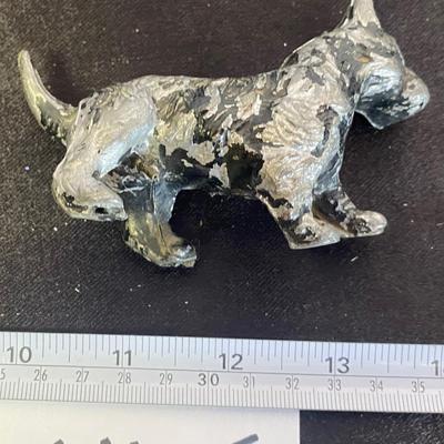 Vintage Metal Scottie Dog