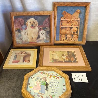 Pictures and Clock