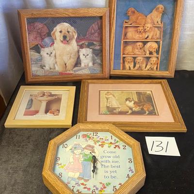 Pictures and Clock