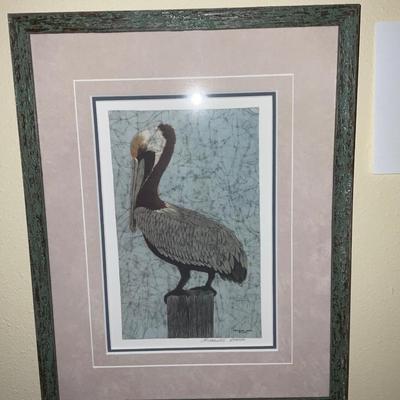 H2- Pelican Pic (framed)