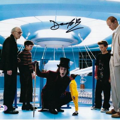 Charlie and The Chocolate Factory signed movie photo (PSA)