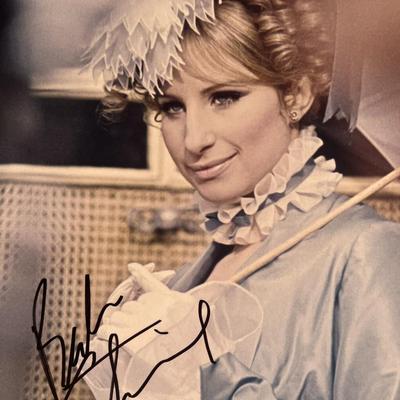 Barbra Streisand signed photo