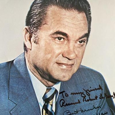 George C Wallace signed photo