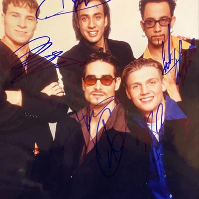 Backstreet Boys signed photo