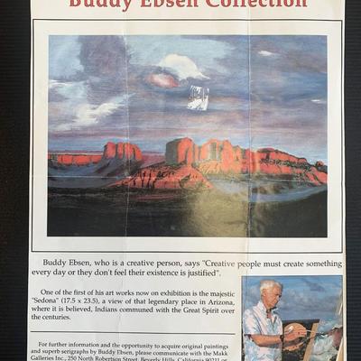 Buddy Ebsen Signed Promotional Page