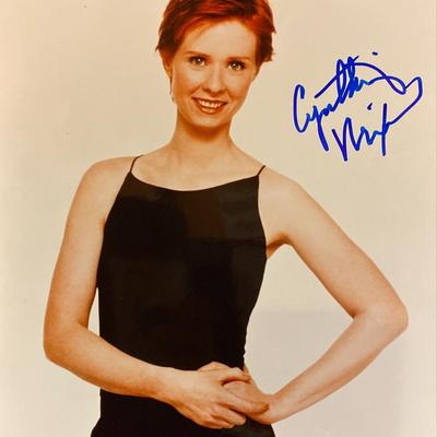 Cynthia Nixon signed photo