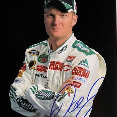 Race Car Driver Dale Earnhardt Jr signed photo