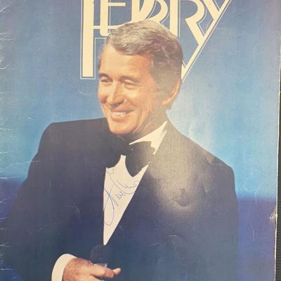 Perry Como Signed Promotional Book