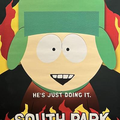South Park Kyle 1999 Bigger Longer Uncut Original Bus Shelter Movie Poster