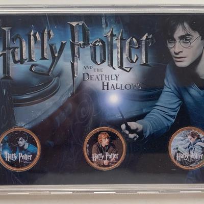 Harry Potter Deathly Hollows commemorative coin set