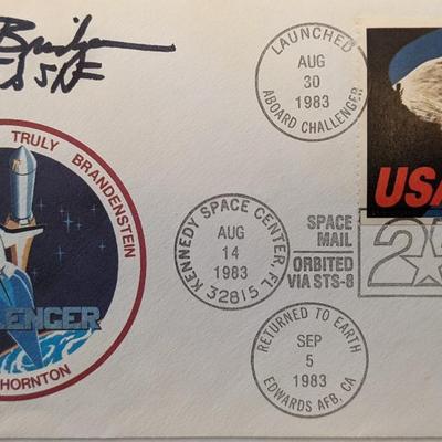 Roy Bridges Signed NASA 25th Anniversary Challenger First Day Cover 