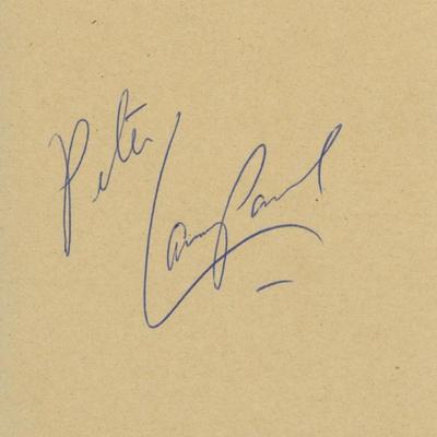 Peter Lawford signature cut. GFA Authenticated