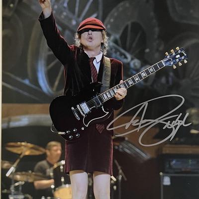 AC/DC Angus Young signed photo