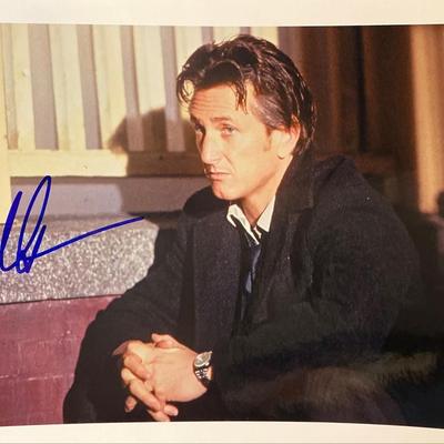 Mystic River Sean Penn signed movie photo. GFA Authenticated