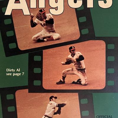 California Angels 1973 Scorebook Magazine. 8x11 inches