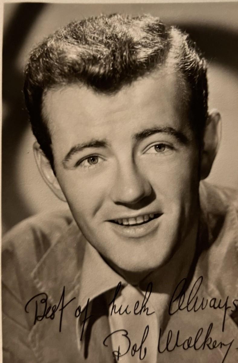 Robert Walker facsimile signed photo. 3x5 inches