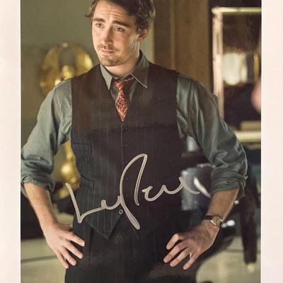 Miss Pettigrew Lives for a Day Lee Pace signed movie photo