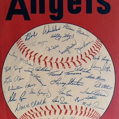 California Angels 1974 Scorebook Magazine. 8x11 inches