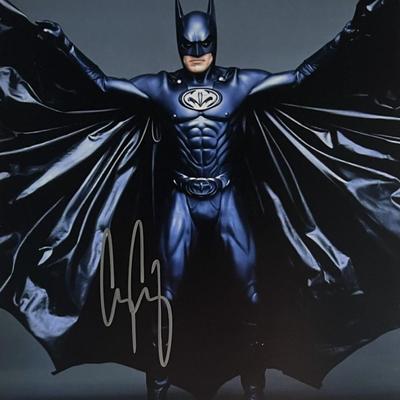 Batman George Clooney signed photo