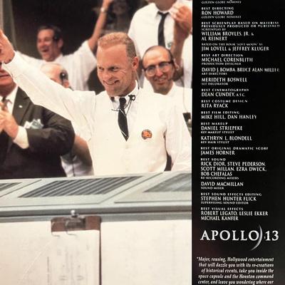 Apollo 13 promo sheet