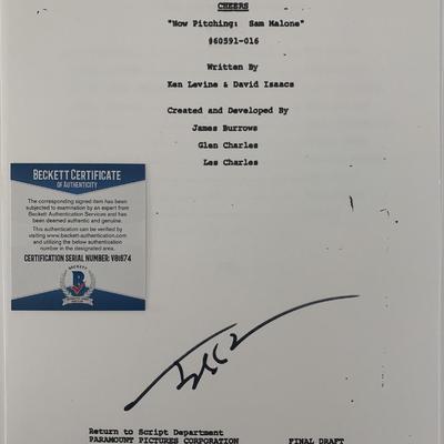 Ted Danson signed Cheers script - Beckett