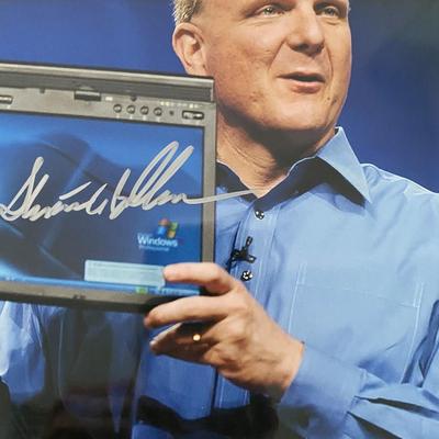 Microsoft Steve Ballmer signed photo