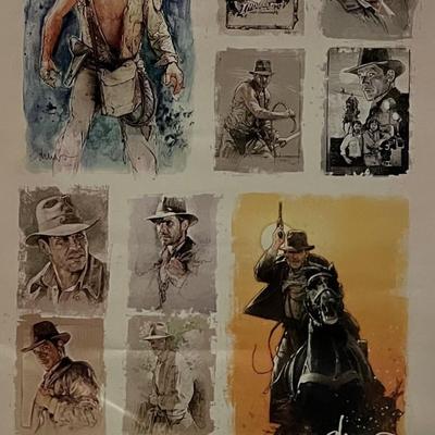 Indiana Jones And The Kingdom Of The Crystal Skull original mini poster