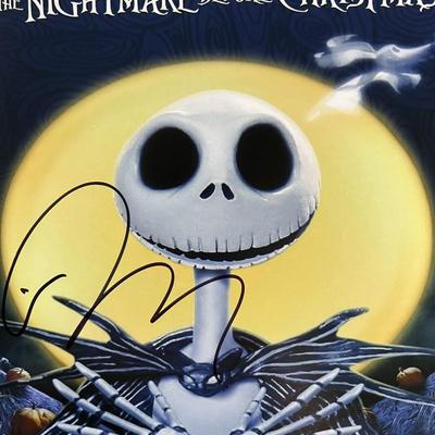 The Nightmare Before Christmas Tim Burton signed photo