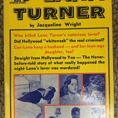 The Life And Loves Of Lana Turner unsigned book