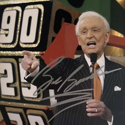 The Price is Right host Bob Barker signed photo