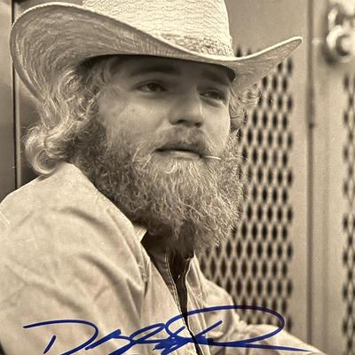 ZZ Top Dusty Hill signed photo