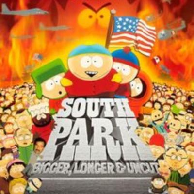 South Park 1999 Bigger Longer Uncut original double-sided bus shelter movie poster