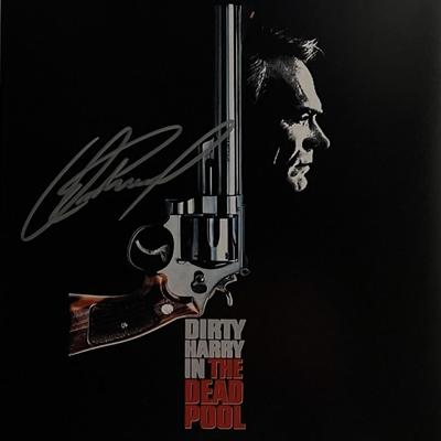 Dirty Harry Clint Eastwood signed photo