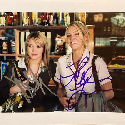 The Perfect Man Hilary Duff and Heather Locklear signed movie photo