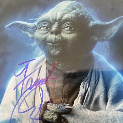 Star Wars Frank Oz signed photo