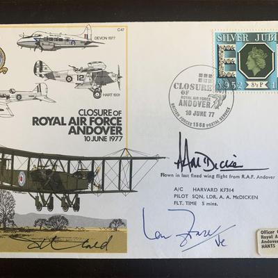 Ian Fraser signed first day cover