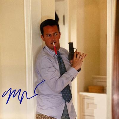 Matthew Perry signed photo