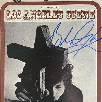 Bob Dylan signed  photo