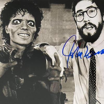 Michael Jackson's Thriller John Landis signed photo