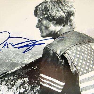 Easy Rider Peter Fonda signed movie photo