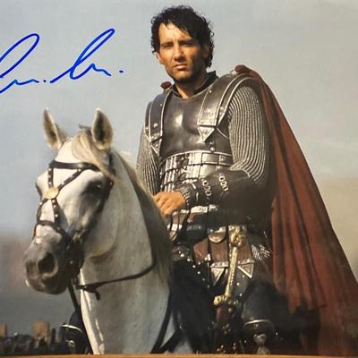 King Arthur Clive Owen signed movie photo