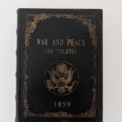 War and Peace hidden book safe