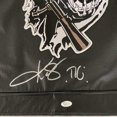 Kim Coates Sons Of Anarchy signed motorcycle vest